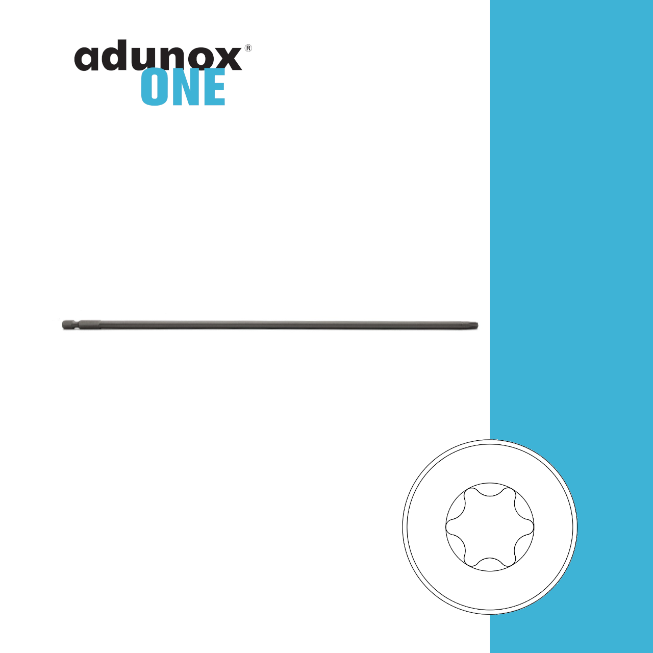 Bit TX30 | Ø 6 mm | 300 mm - für adunox® ONE-XL | 1 Stk