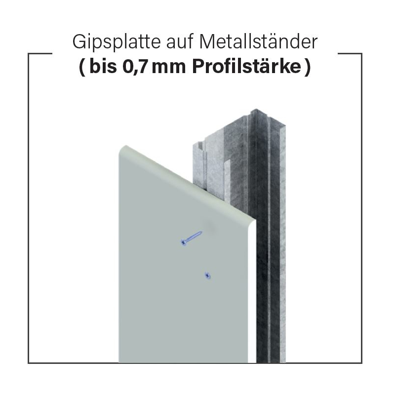 BLUEfast500® Schnellbauschrauben | Feingewinde | Langband | 3,9x45 | 1.000 Stk